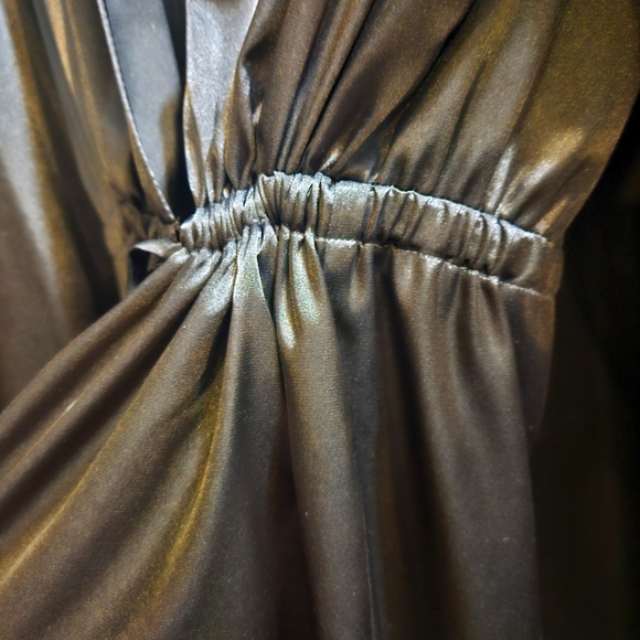 Lasenza elegant studded satin kimono robe - Picture 3 of 4